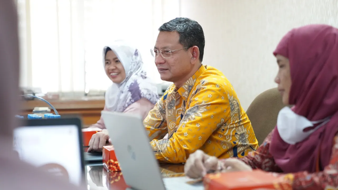 Pusdiklat KNPK melaksanakan Audiensi program unggulan Pusdiklat KNPK tahun 2023 ke BPSDM Kementerian Dalam Negeri