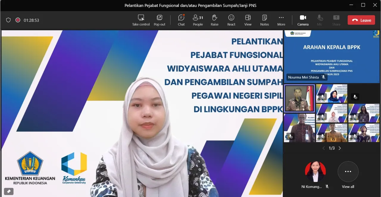Pengambilan Sumpah Pegawai Negeri Sipil di BDK Makassar