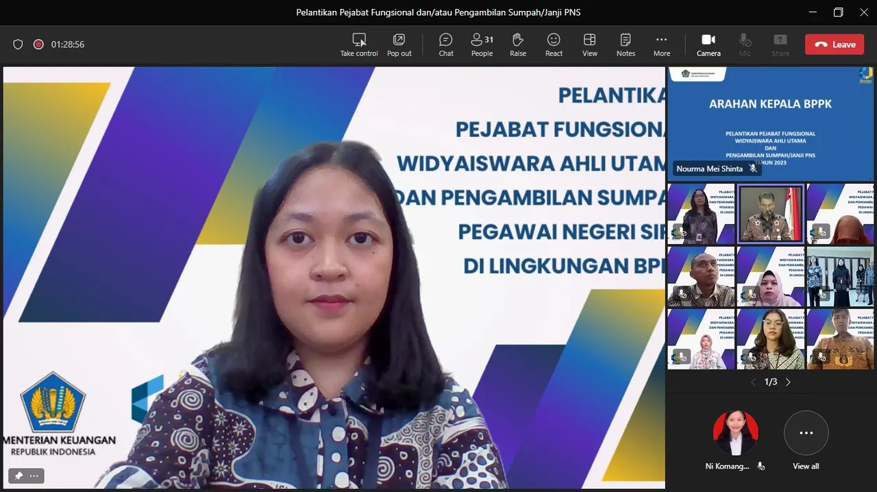 Pengambilan Sumpah Pegawai Negeri Sipil di BDK Makassar