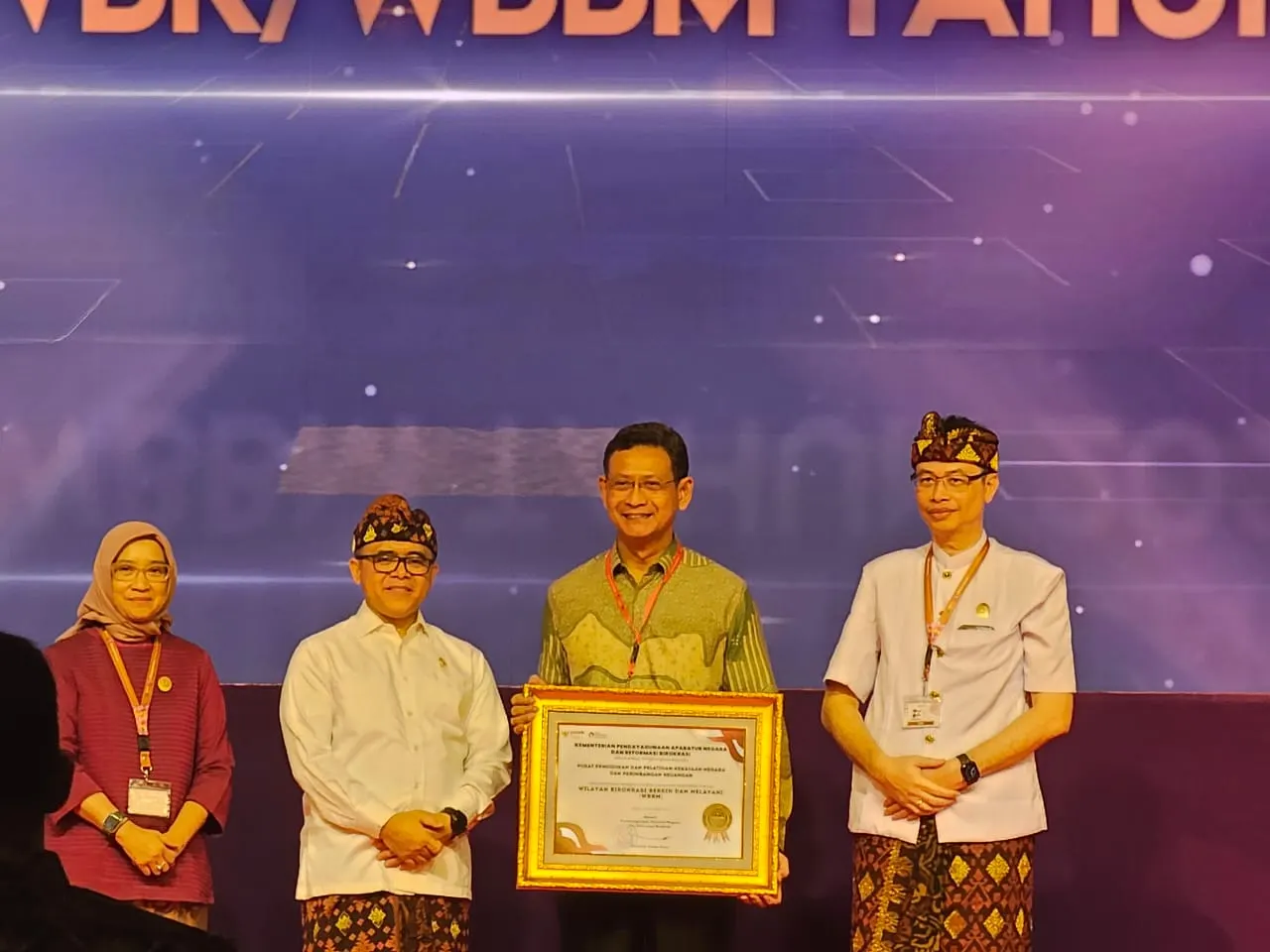 Pusdiklat KNPK berhasil meraih predikat Wilayah Birokrasi Bersih dan Melayani (WBBM) Tahun 2023