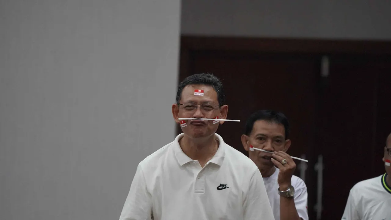 Pusdiklat KNPK Ikut Serta Memeriahkan HUT RI Ke-78 Terus Melaju untuk Indonesia Maju