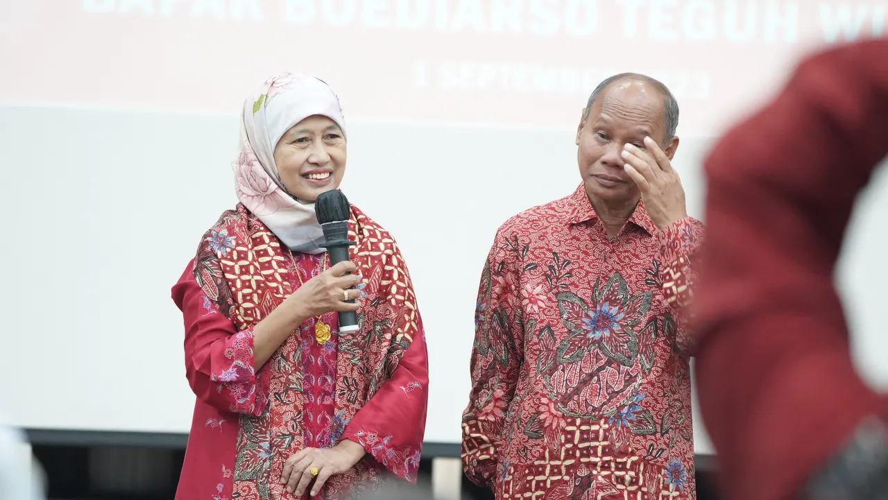 Pusdiklat KNPK menyelenggarakan pelepasan pegawai yang memasuki masa purnabakti Bapak Boediarso Teguh Widodo (Widyaiswara Ahli Utama Pusdiklat KNPK)