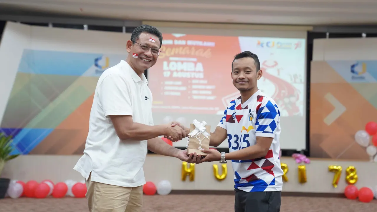 Pusdiklat KNPK Ikut Serta Memeriahkan HUT RI Ke-78 Terus Melaju untuk Indonesia Maju