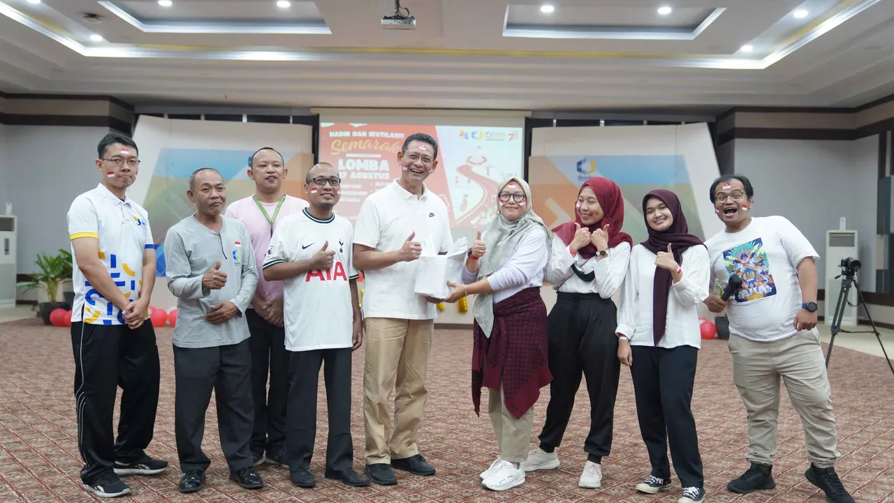 Pusdiklat KNPK Ikut Serta Memeriahkan HUT RI Ke-78 Terus Melaju untuk Indonesia Maju