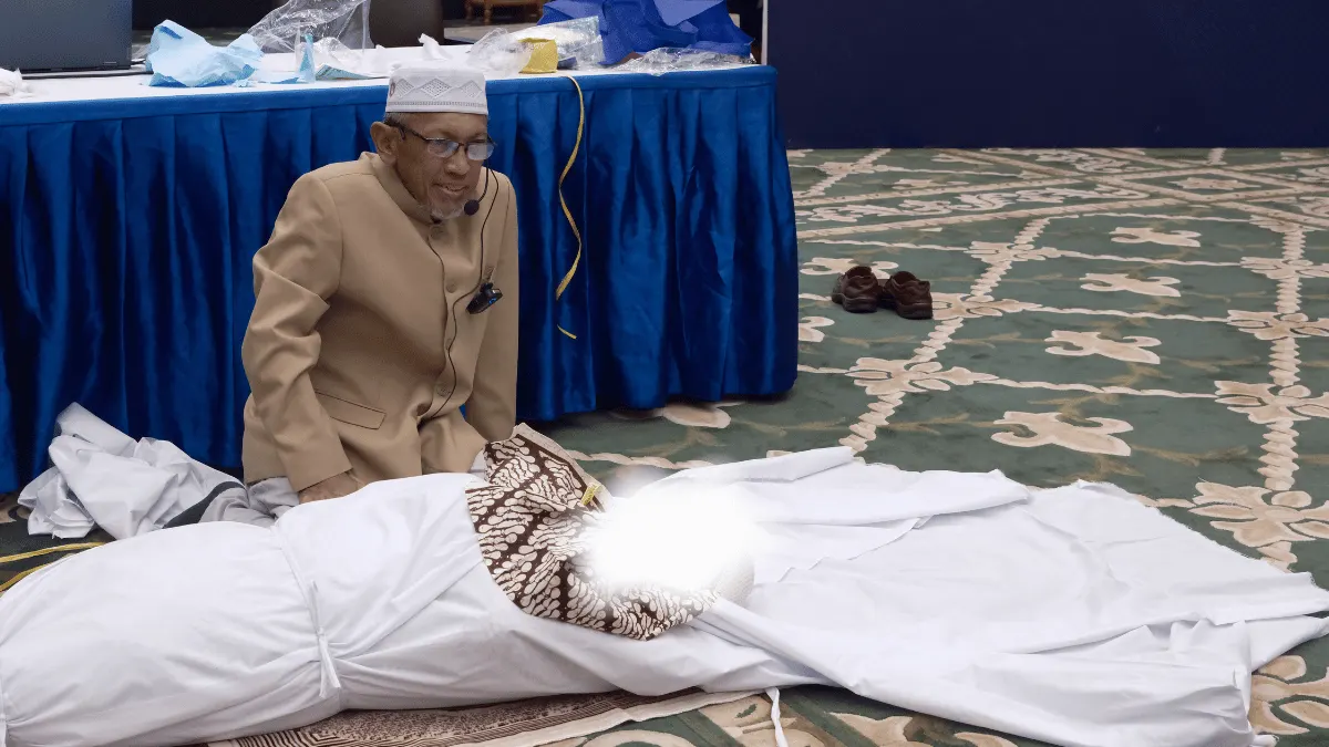 Simulasi Pengurusan Jenazah di Pusdiklat Anggaran dan Perbendaharaan pada Kamis–Jumat (19–20 Februari 2026)