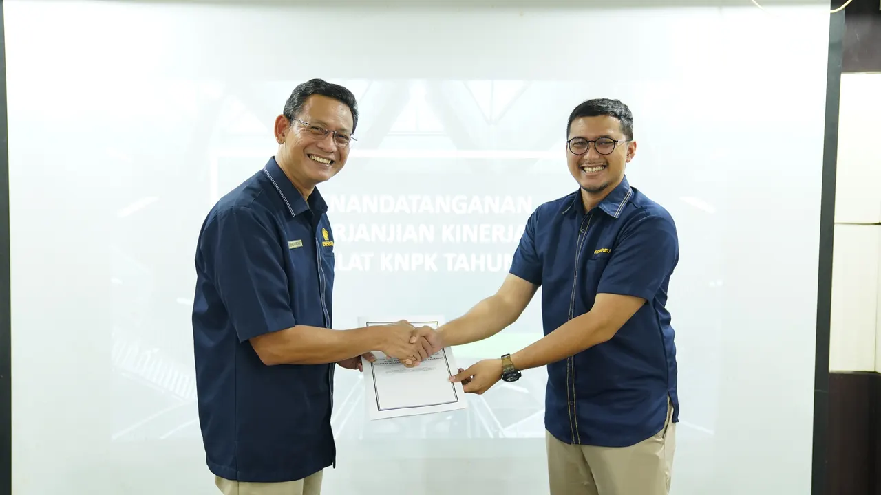 Pusdiklat KNPK melaksanakan Penandatanganan Perjanjian Kinerja Tahun 2024