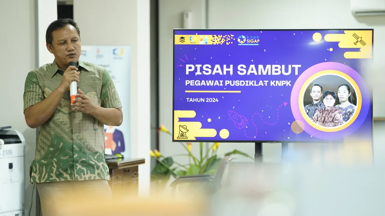 Pusdiklat KNPK menyelenggarakan kegiatan Pisah Sambut Pegawai Pusdiklat KNPK