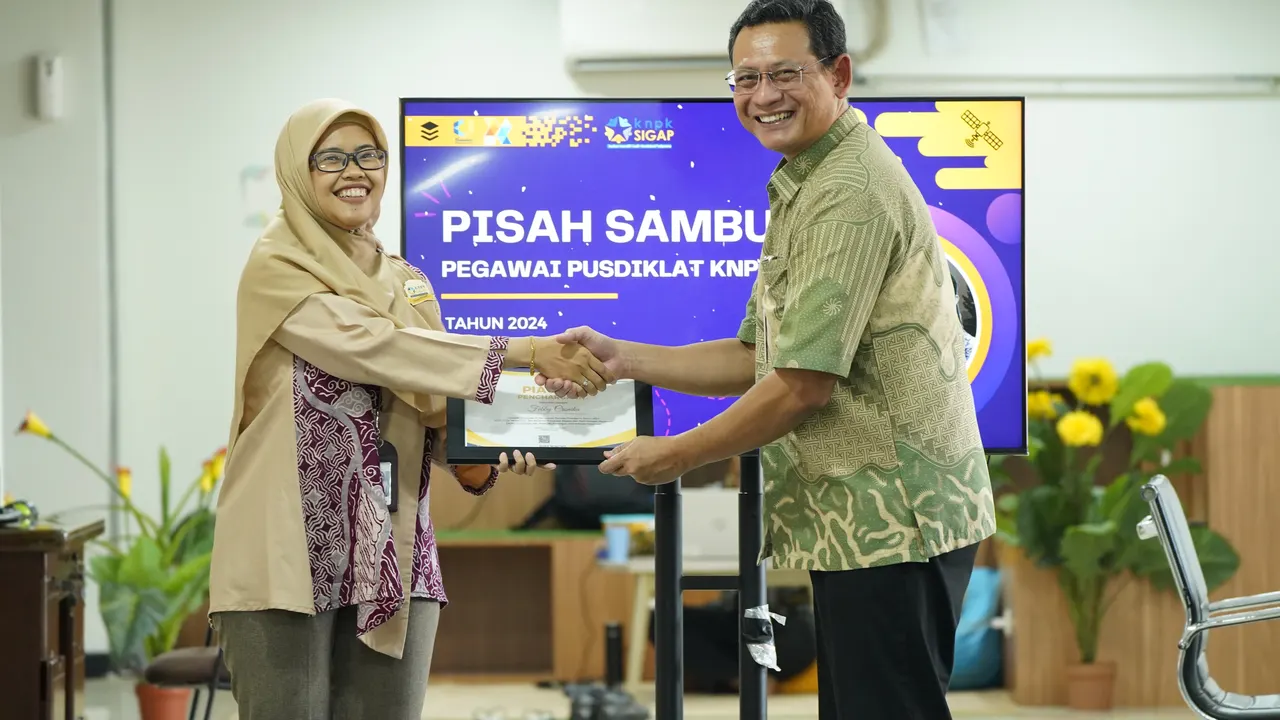 Pusdiklat KNPK menyelenggarakan kegiatan Pisah Sambut Pegawai Pusdiklat KNPK