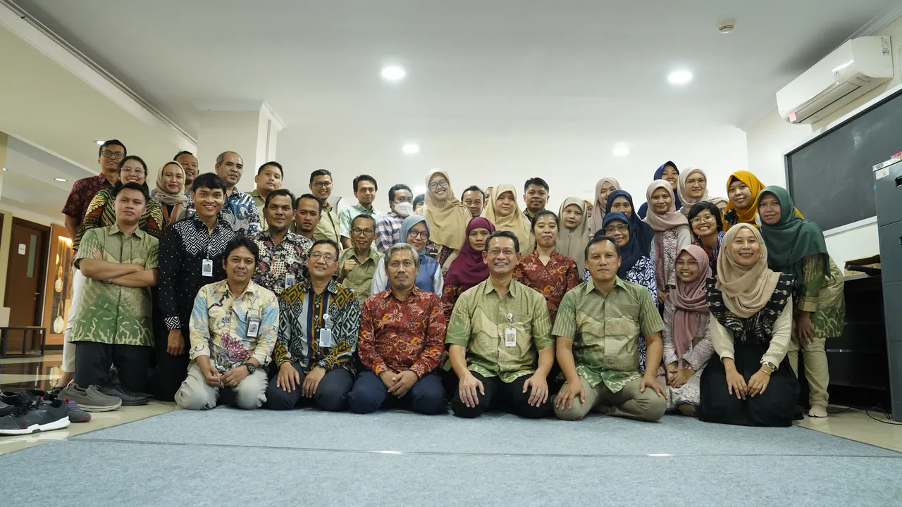 Pusdiklat KNPK menyelenggarakan kegiatan Pisah Sambut Pegawai Pusdiklat KNPK