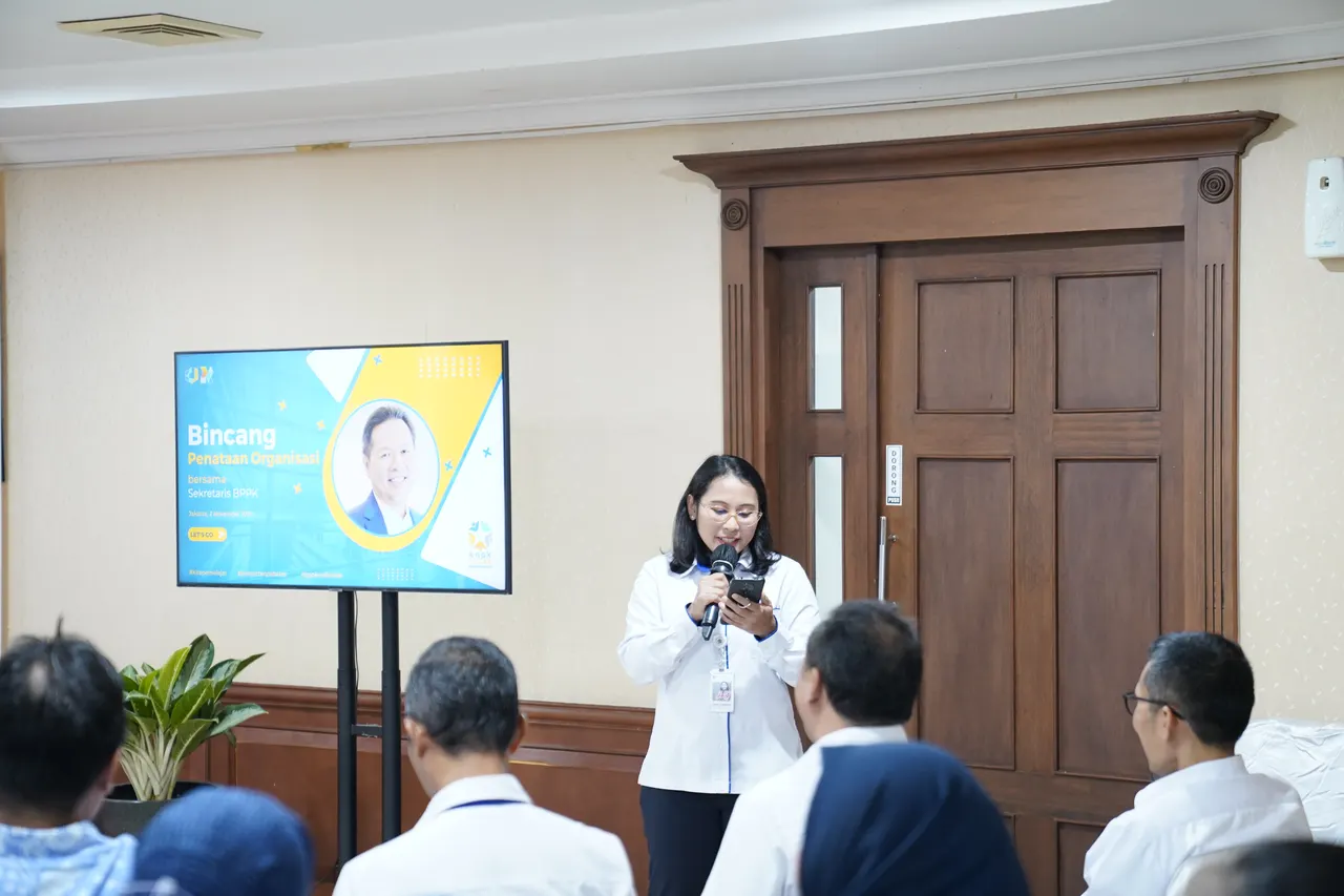 Pusdiklat KNPK menyelenggarakan kegiatan "Bincang PO Bersama Sekretaris BPPK"
