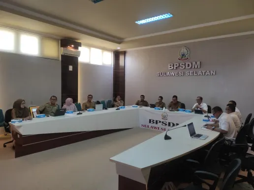 BDK Makassar Kunjungi BPSDM Provinsi Sulsel Guna Koordinasi Kebutuhan Pembelajaran dan Sharing Akreditasi Program Pelatihan