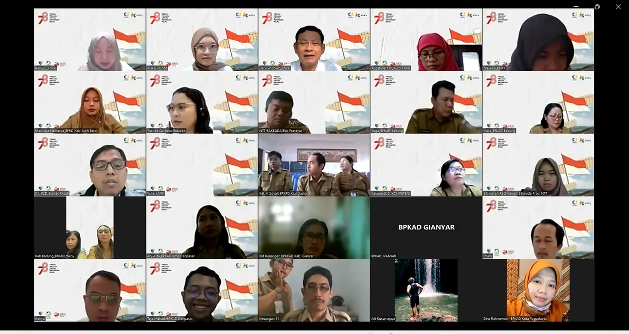 Pusdiklat KNPK Menyelenggarakan Kegiatan Monitoring dan Evaluasi Hasil Implementasi Proyek Pelatihan Pengelolaan Keuangan Daerah (Blended Learning) dengan Metode Project Based Learning