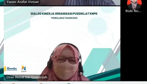Pusdiklat KNPK menyelenggarakan Dialog Kinerja dan Risiko Organisasi (DKRO) Pusdiklat KNPK Triwulan III Tahun 2023