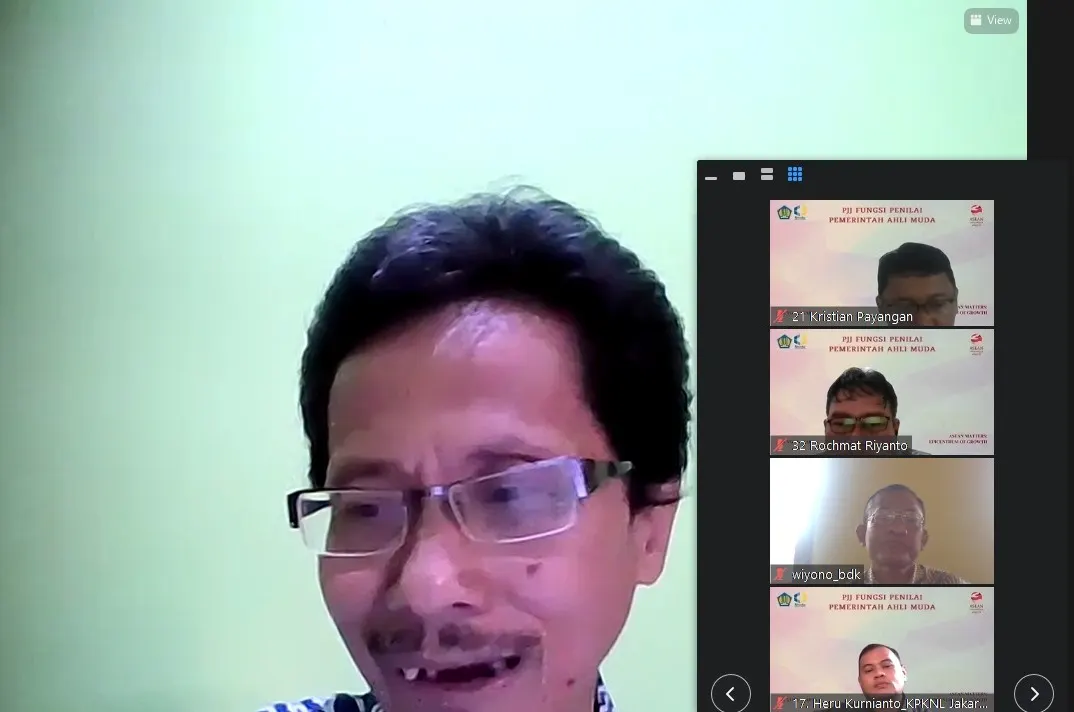 Kepala BDK Yogyakarya membuka kegiatan PJJ secara resmi