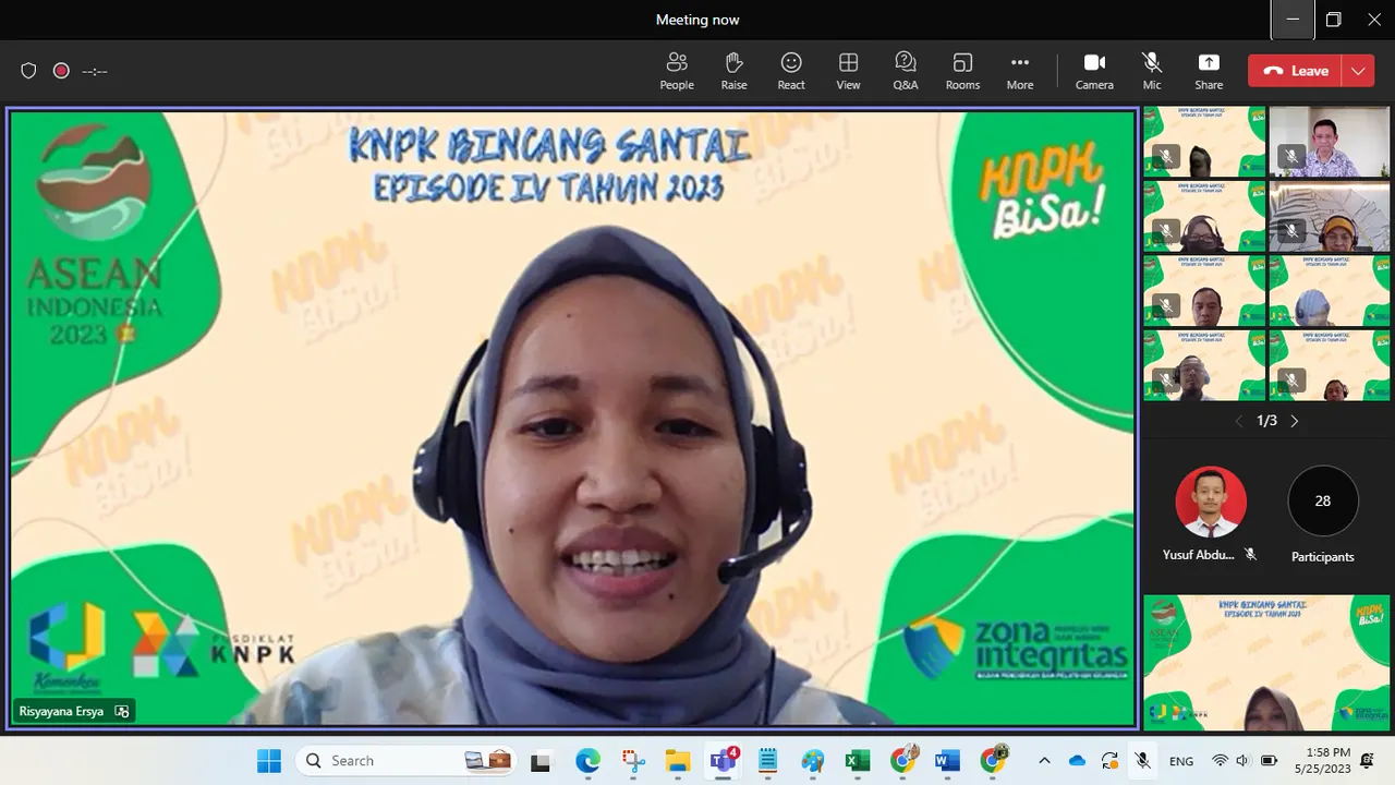 Pusdiklat KNPK selenggarakan KNPK Bincang Santai (KNPK BiSa) Episode 4 Tahun 2023