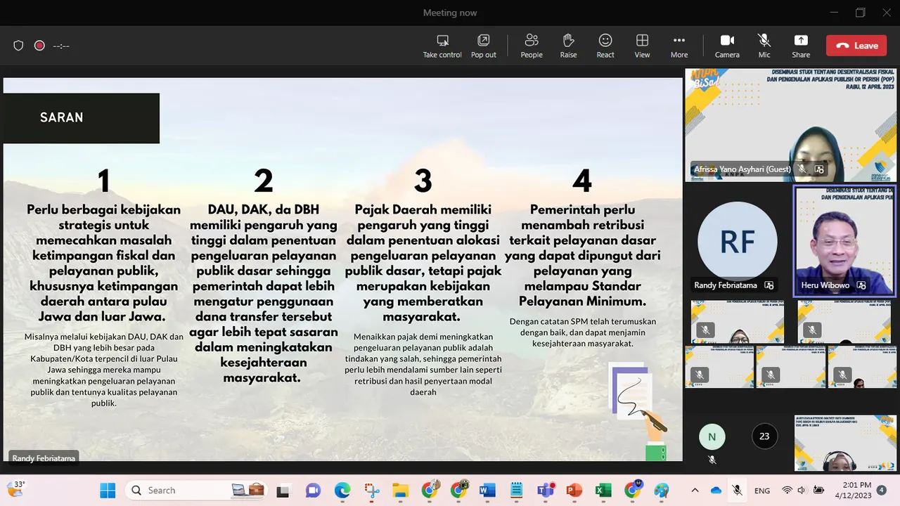 Pusdiklat KNPK Mengadakan Kegiatan KNPK Bincang Santai (KNPK BiSa) Episode 3 Tahun 2023