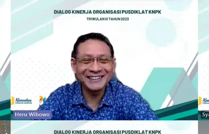 Pusdiklat KNPK menyelenggarakan Dialog Kinerja dan Risiko Organisasi (DKRO) Pusdiklat KNPK Triwulan III Tahun 2023