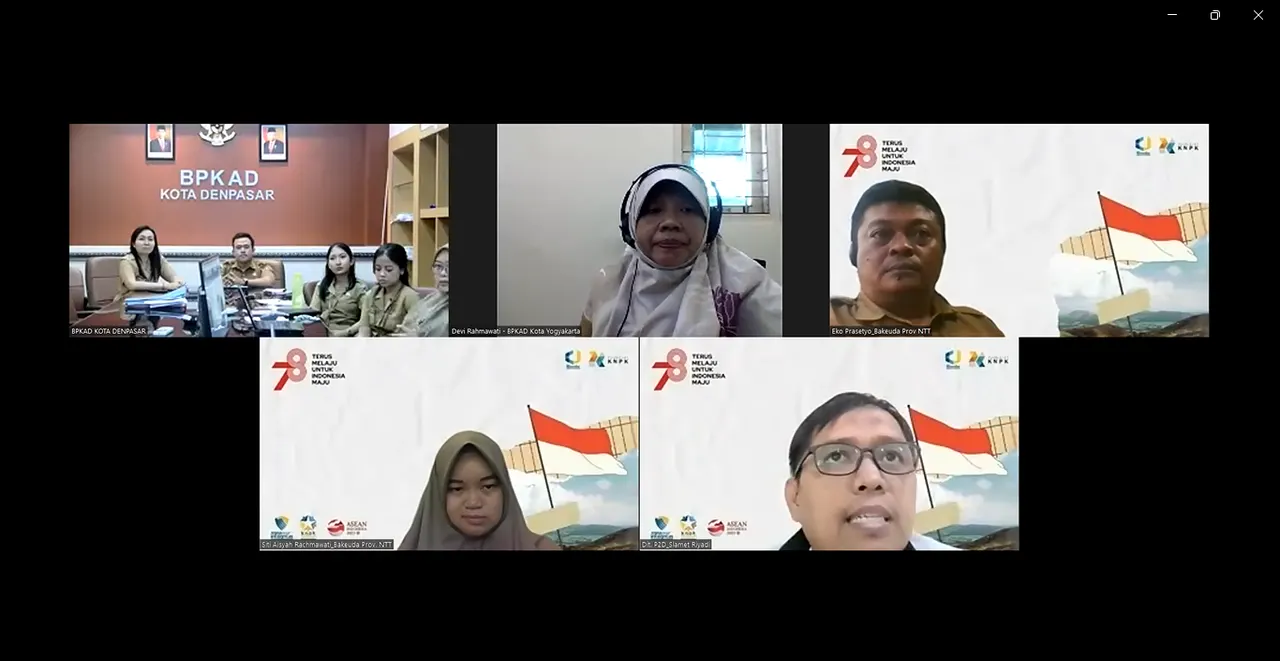 Pusdiklat KNPK Menyelenggarakan Kegiatan Monitoring dan Evaluasi Hasil Implementasi Proyek Pelatihan Pengelolaan Keuangan Daerah (Blended Learning) dengan Metode Project Based Learning