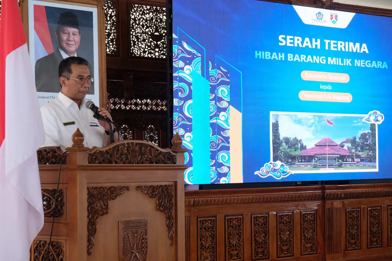 Serah Terima Hibah BMN Eks Balai Diklat Kepemimpinan BPPK dari Kementerian Keuangan kepada Pemerintah Kota Magelang