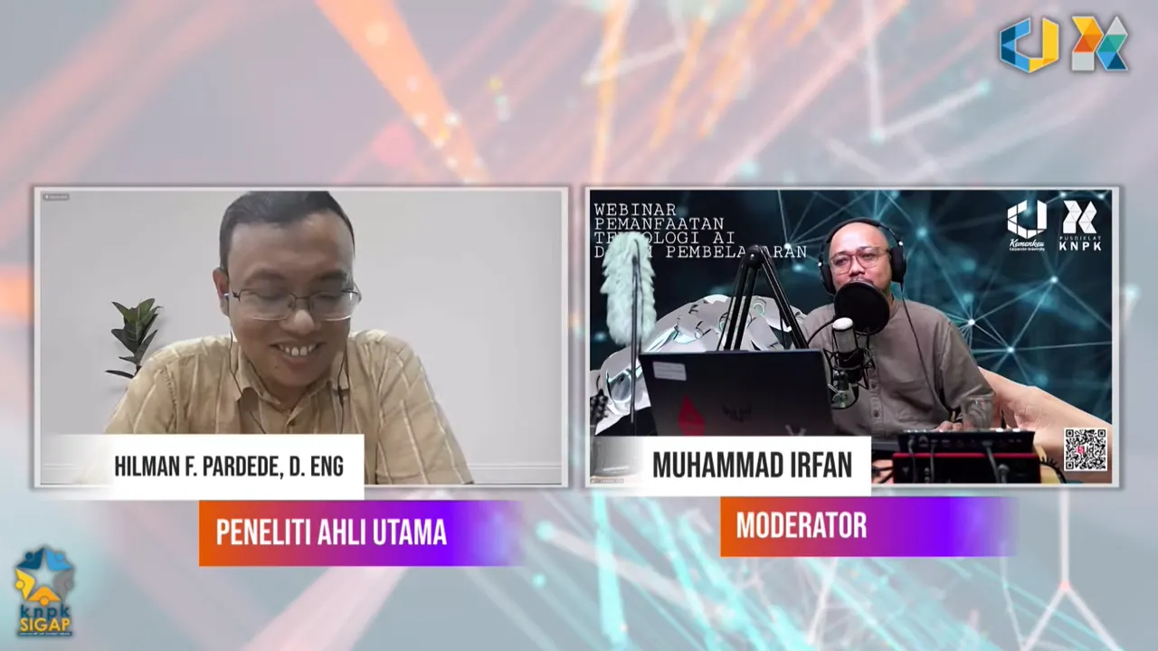 Pusdiklat KNPK menyelenggarakan Webinar Teknologi Pembelajaran Tahun 2023