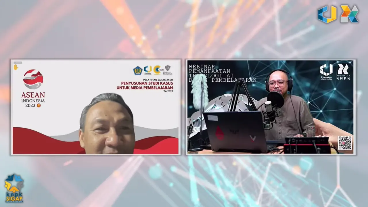 Pusdiklat KNPK menyelenggarakan Webinar Teknologi Pembelajaran Tahun 2023