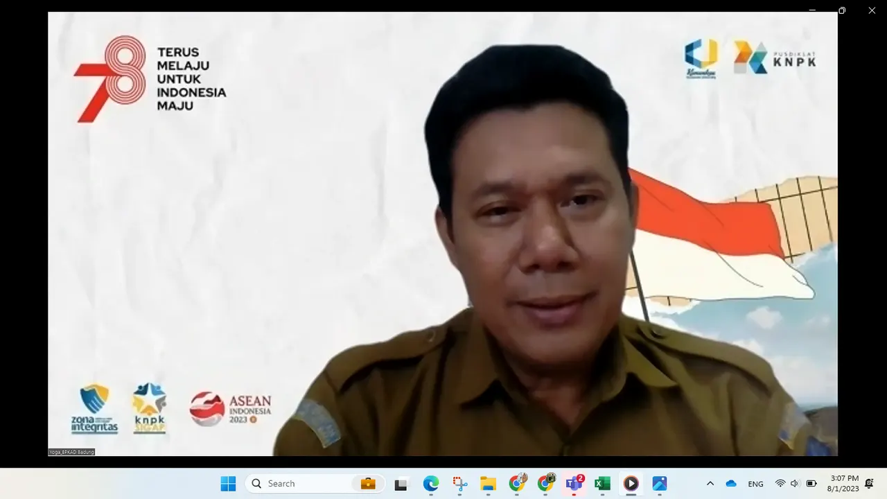 Pusdiklat KNPK Menyelenggarakan Kegiatan Monitoring dan Evaluasi Hasil Implementasi Proyek Pelatihan Pengelolaan Keuangan Daerah (Blended Learning) dengan Metode Project Based Learning