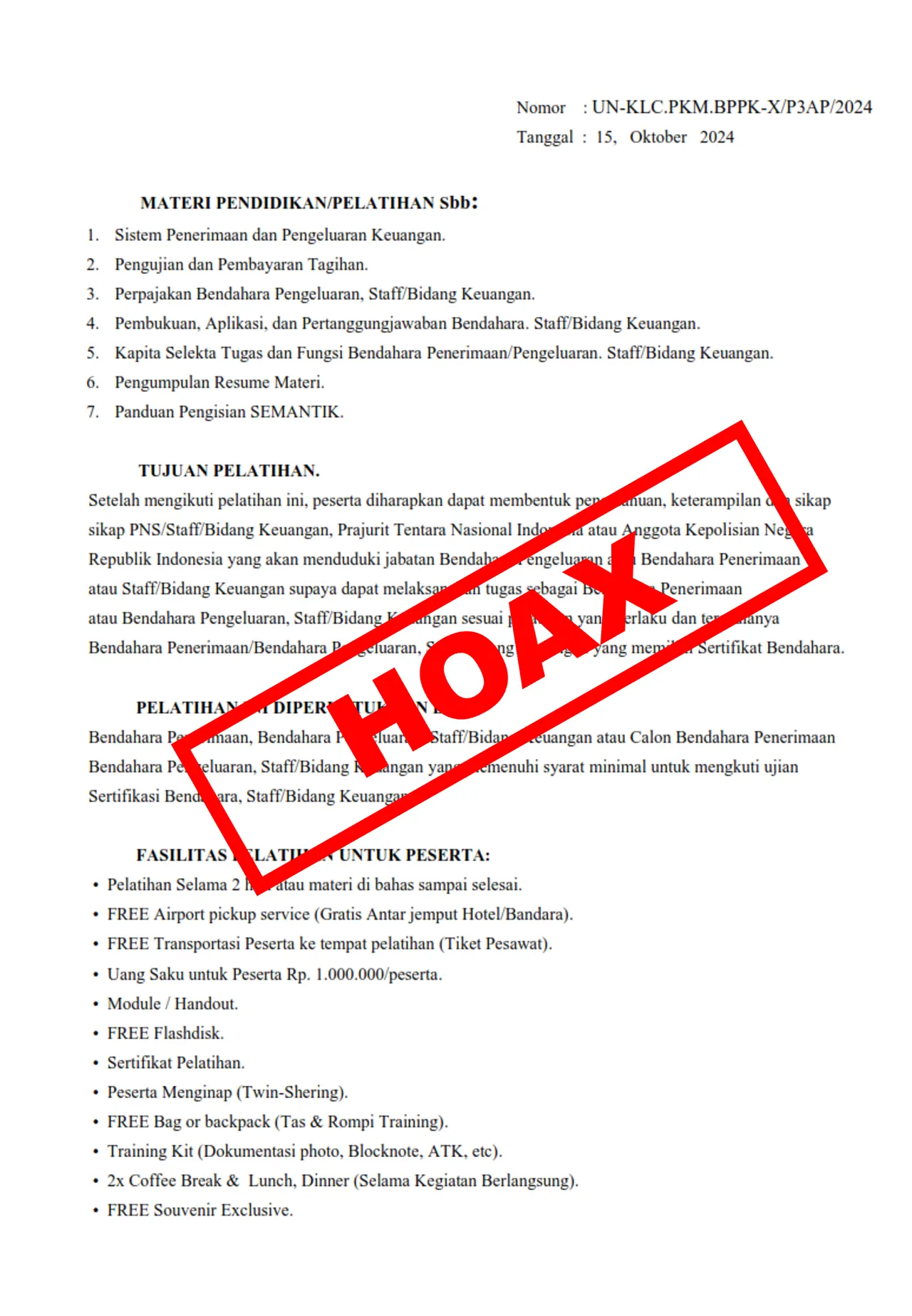 WASPADA! Penipuan yang Mengatasnamakan BPPK
