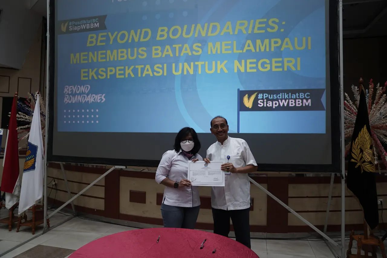 Zona Integritas Wilayah Birokrasi Bersih dan Melayani (ZI WBBM ) Pusdiklat Bea dan Cukai