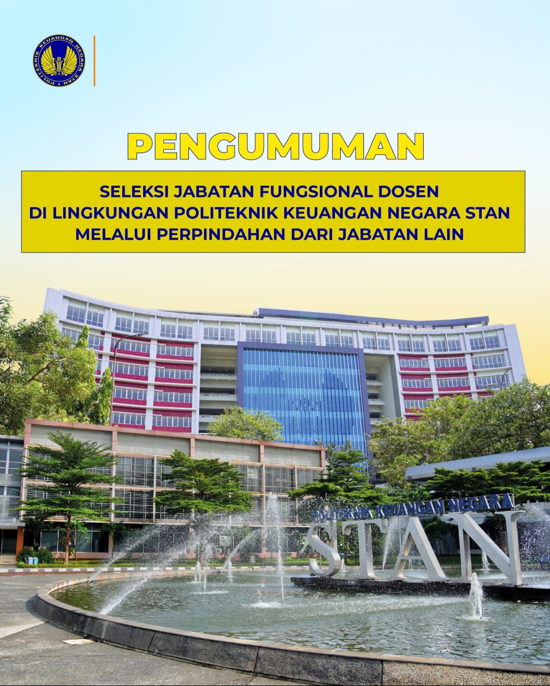 Seleksi Dosen PKN STAN Bagi Pegawai Kemenkeu Telah Dibuka