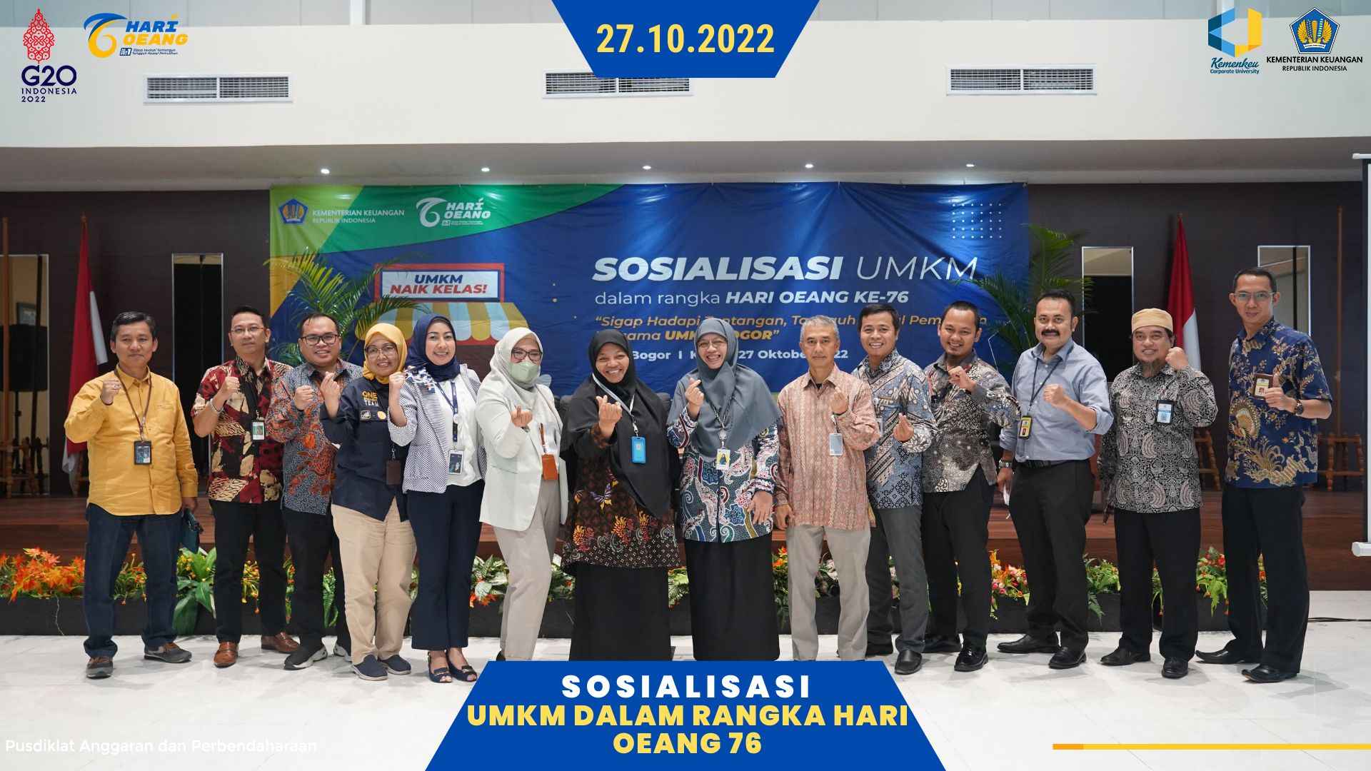 Open Class dan Sosialisasi UMKM dalam rangka Hari Oeang ke 76