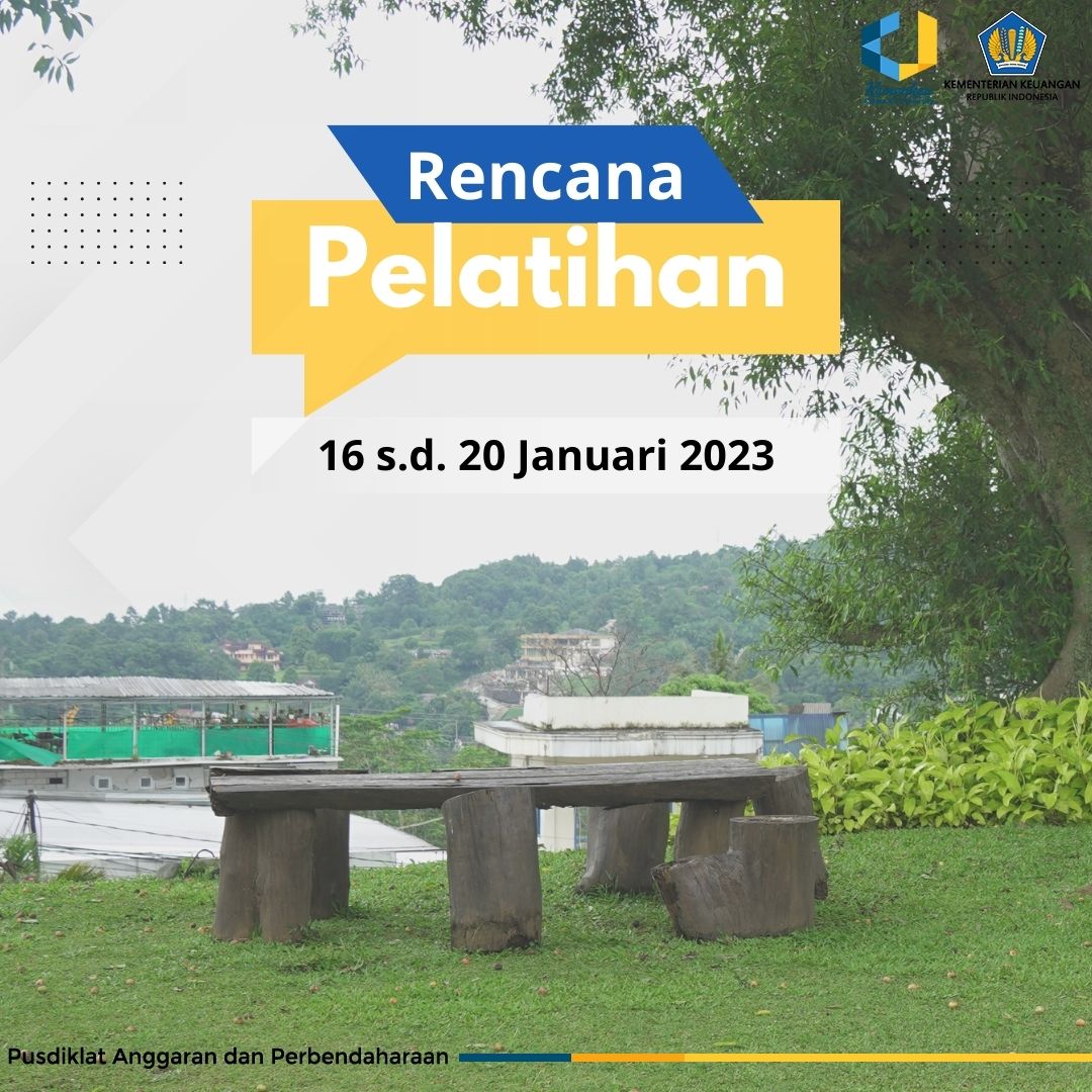 Rencana Pelatihan 16 - 20 Januari 2023