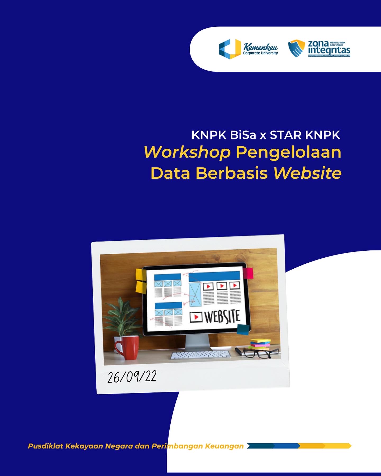 Pusdiklat KNPK Adakan Workshop Pengelolaan Data Berbasis Website