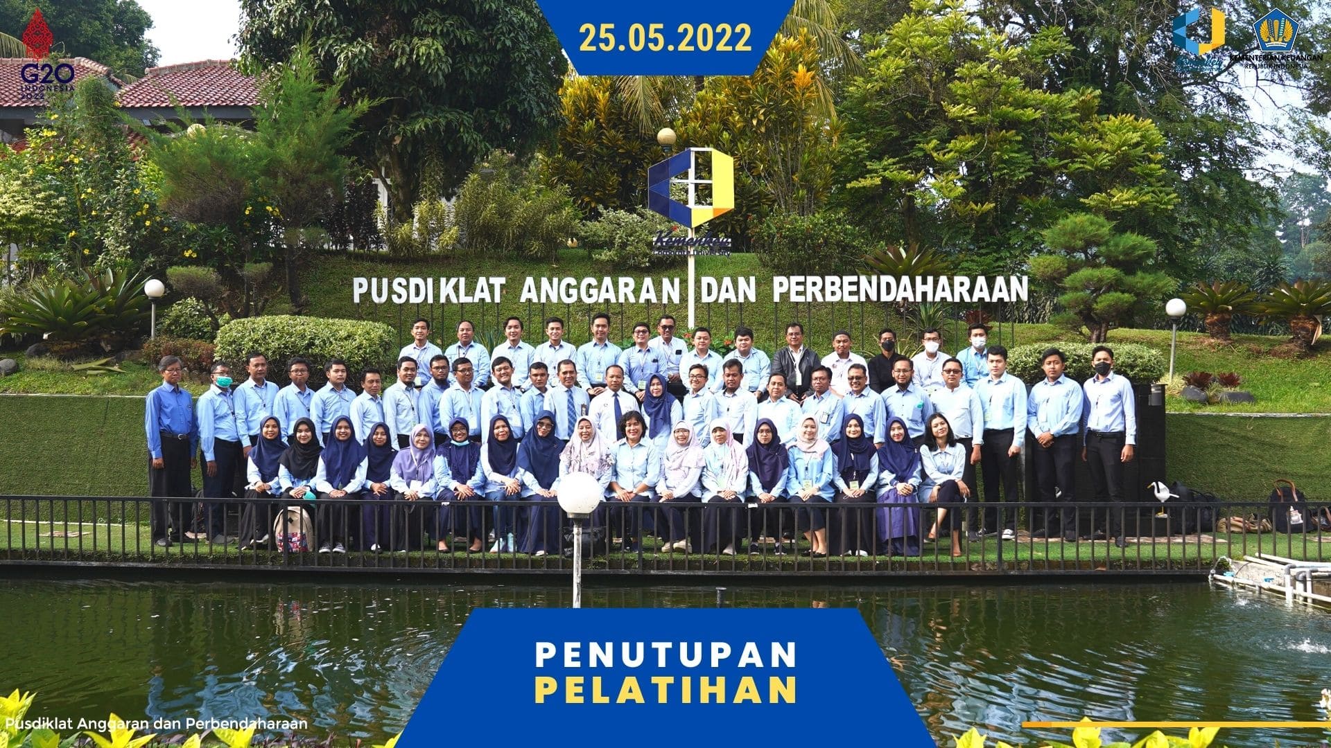 Penutupan pelatihan secara luring untuk Pelatihan Pembina Jabatan Fungsional Perbendaharaan Angkatan II