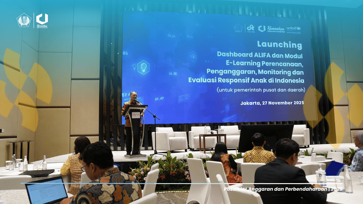 Peluncuran Dashboard ALIFA dan Modul E-Learning Responsif Anak dalam Rangka Pemenuhan Hak dan Kebutuhan Anak
