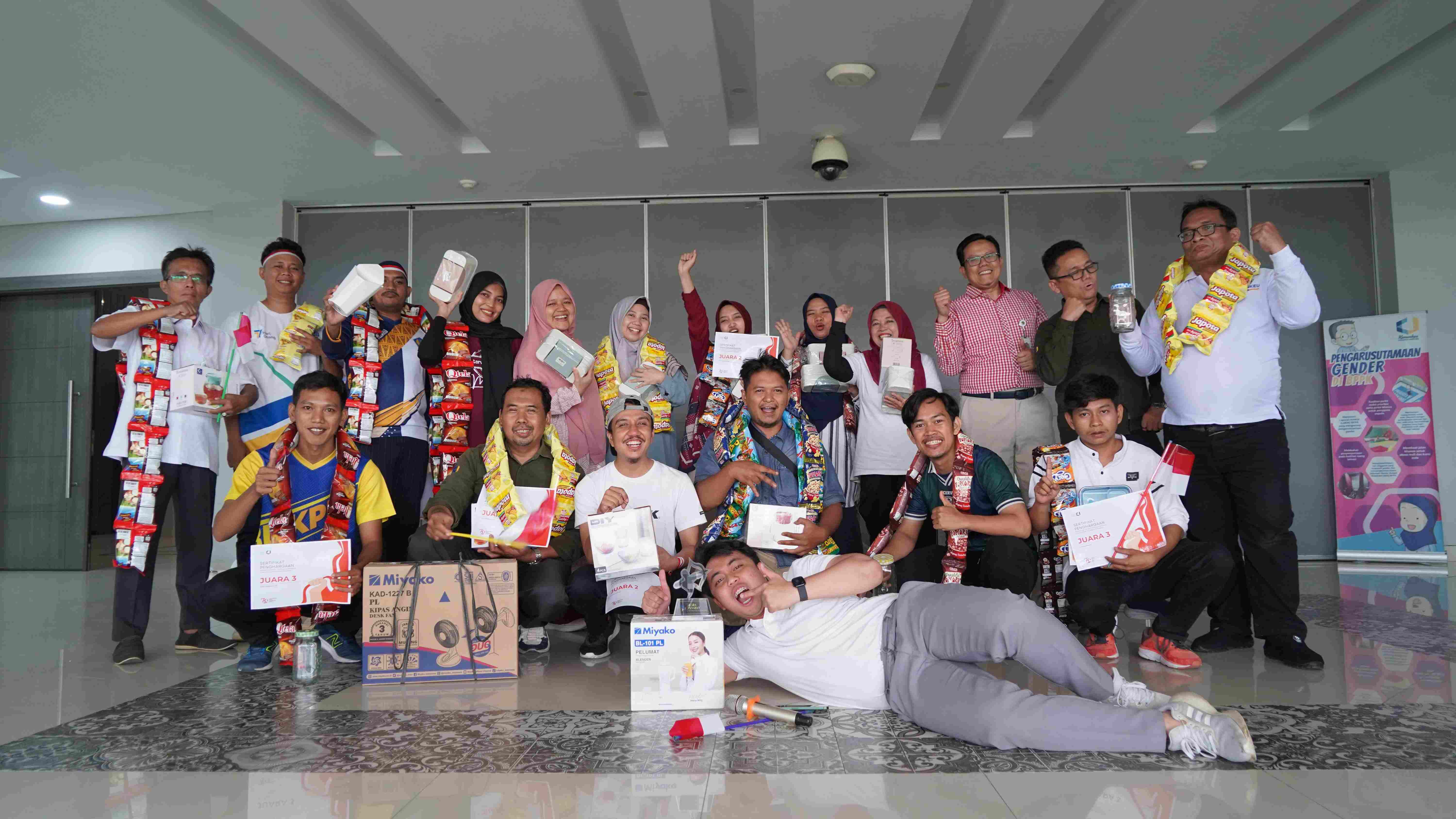 Pelaksanaan Lomba dan Perayaan HUT RI ke-79 BDK Pekanbaru