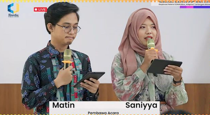 Sosialisasi Beasiswa LPDP Tahun 2024 dengan tema “Eksplorasi Potensi SDM Kalbar Adaptasi Tantangan Global”