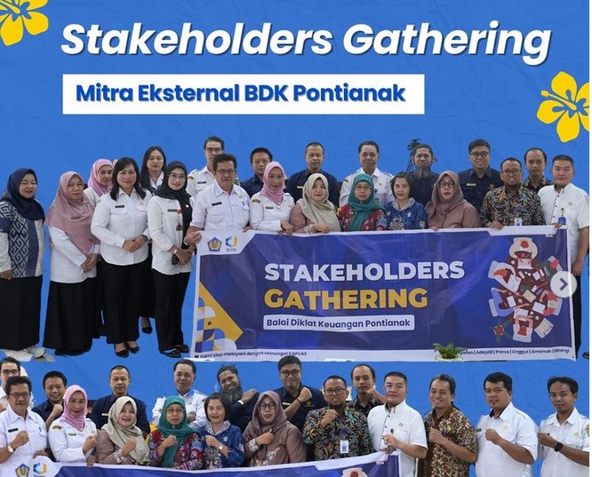 Stakeholders Gathering Mitra Eksternal BDK Pontianak