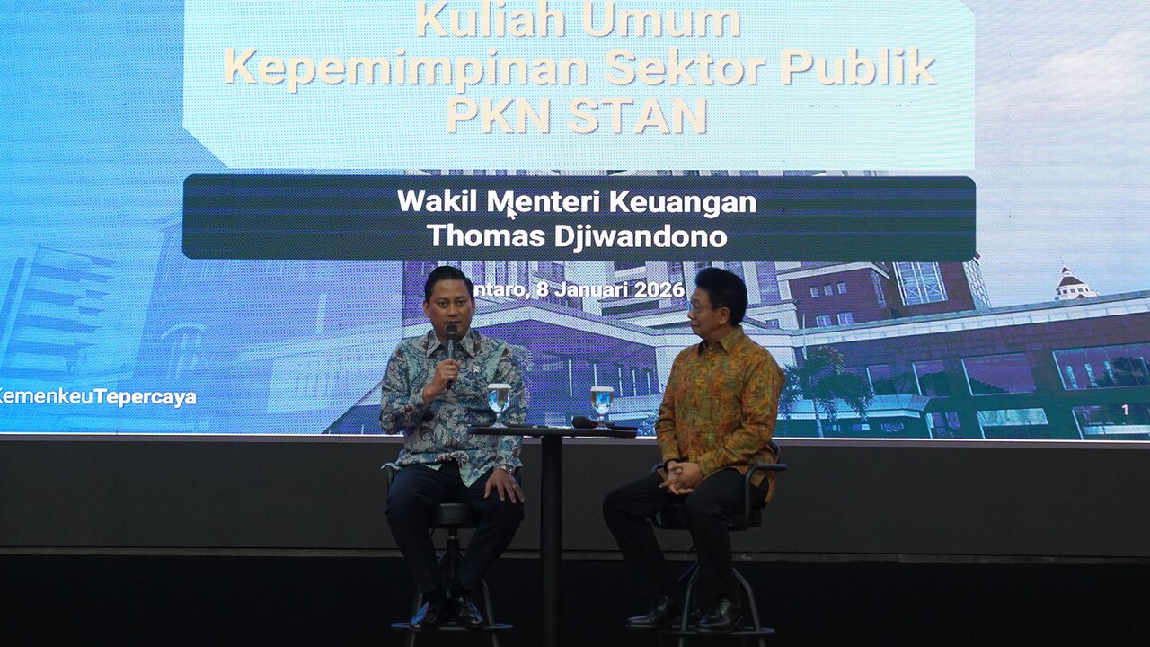 Wamenkeu Thomas Ajak Mahasiswa PKN STAN Menjadi Pemimpin yang Rendah Hati