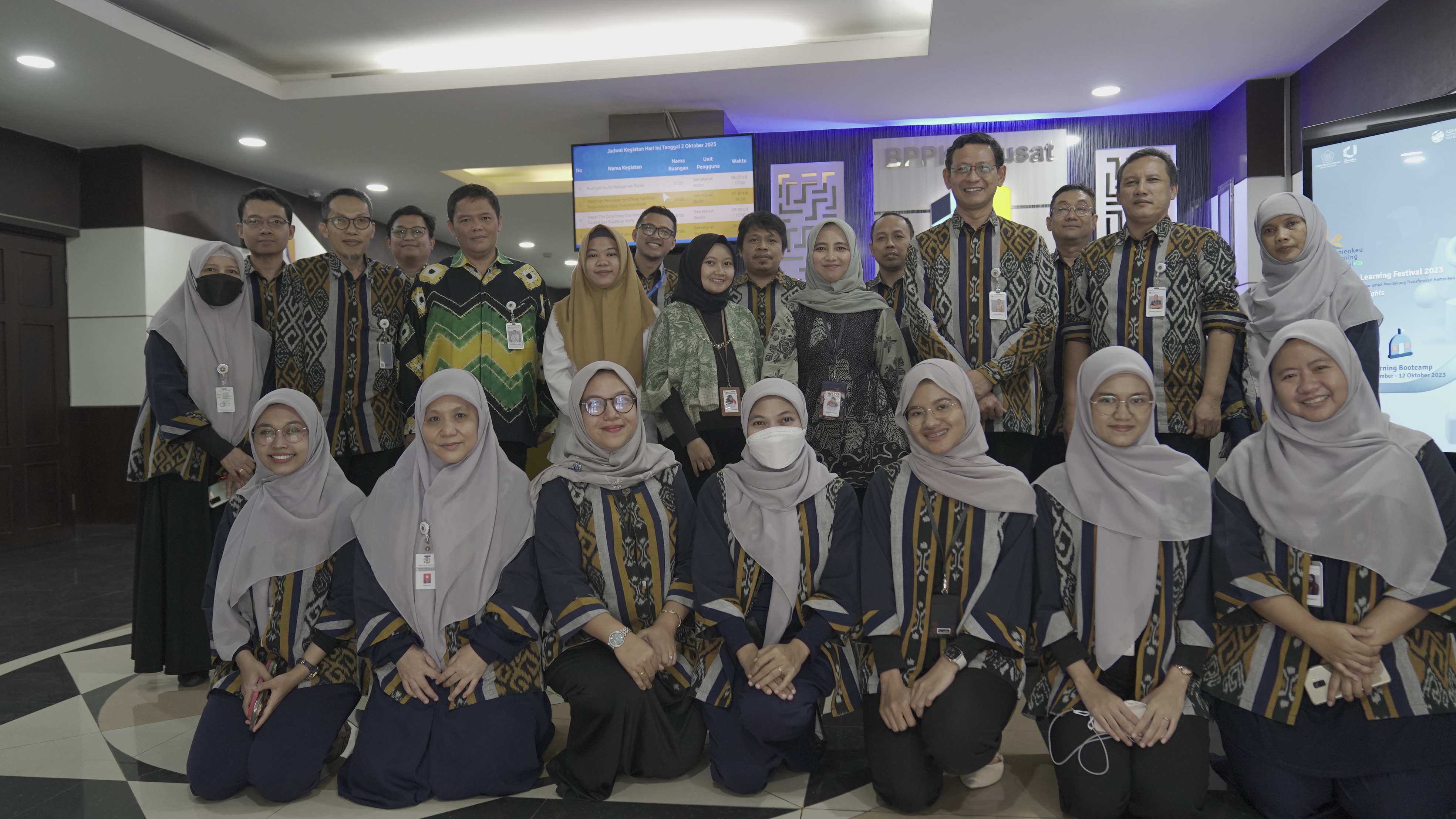 Pusdiklat KNPK kedatangan Tim Penilai Nasional ZI-WBBM Kemen PAN RB Republik Indonesia dalam rangka evaluasi lapangan penilaian ZI-WBBM di Lingkungan Pusdiklat KNPK