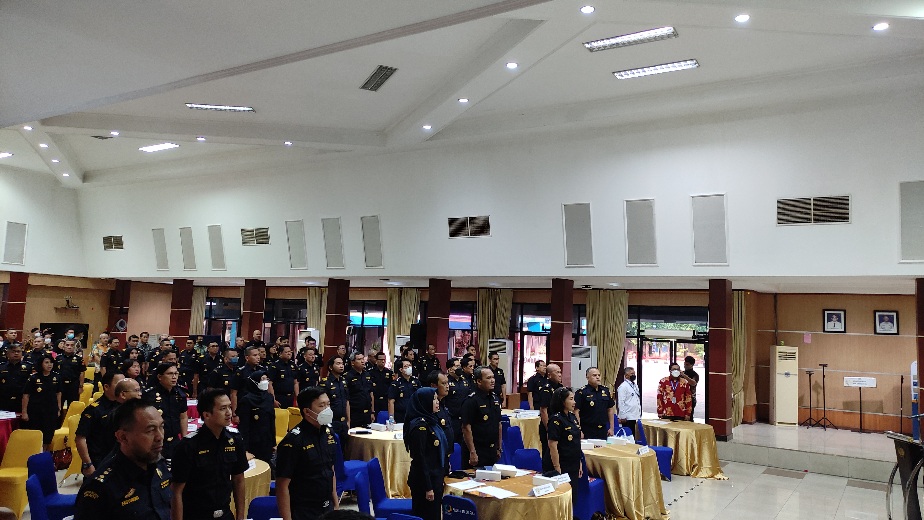 PEMBUKAAN PELATIHAN TEKNIS IDENTIFIKASI KEASLIAN PITA CUKAI TAHUN ANGGARAN 2023