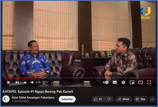 Tayang Perdana KATAPEL Episode 1 Ngopi Bareng Pak Kanwil