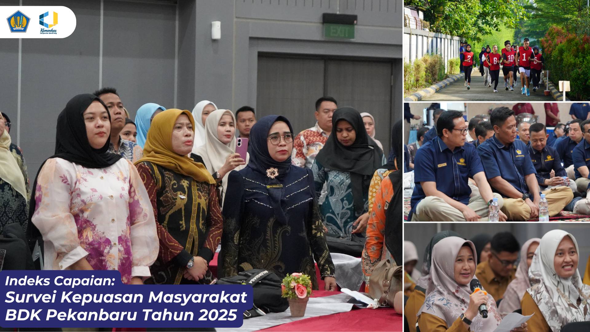 Indeks Capaian Survei Kepuasan Masyarakat BDK Pekanbaru Tahun 2025