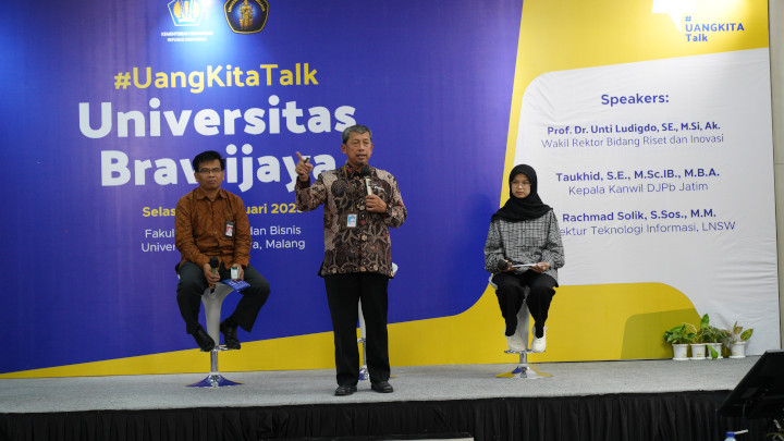 Uang Kita Talk di Universitas Brawijaya