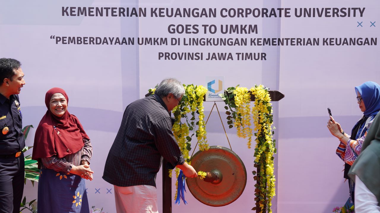 Kemenkeu Corpu Goes to UMKM Pemberdayaan UMKM di Lingkungan Kementerian Keuangan Provinsi Jawa Timur