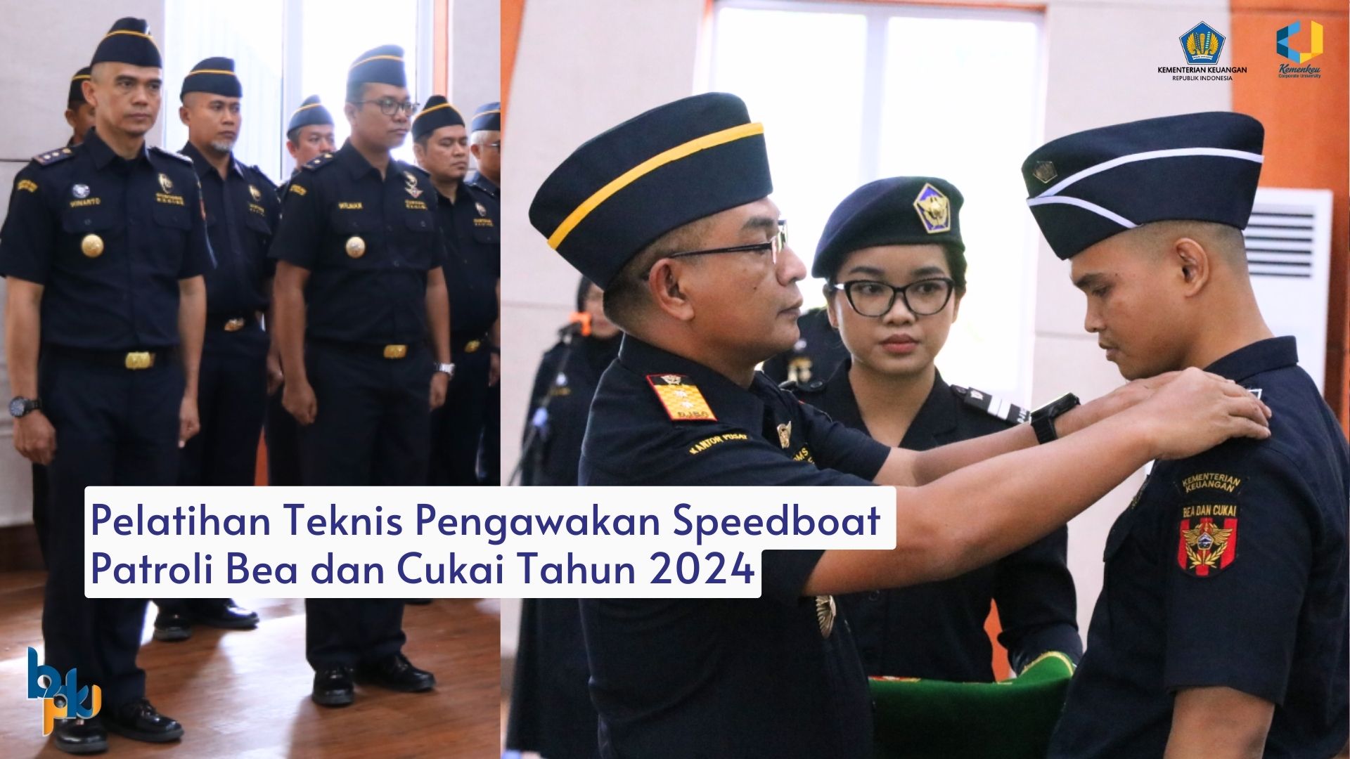 Pembukaan Pelatihan Teknis Pengawakan Speedboat Patroli Bea dan Cukai