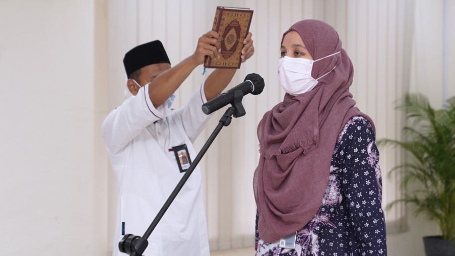 Kepala BPPK Lantik Asesor SDM Aparatur BPPK