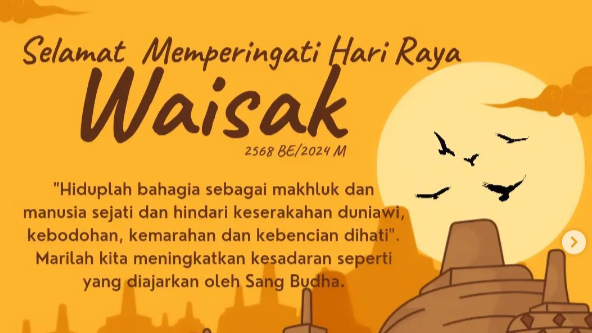Selamat Hari Waisak 2568 BE