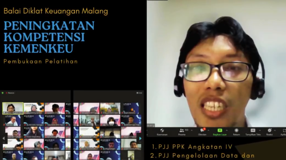 Pembukaan Pelatihan Jarak Jauh Pejabat Pembuat Komitmen Akt. IV