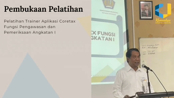 Pembukaan Pelatihan Trainer Aplikasi Coretax Fungsi Pengawasan dan Pemeriksaan Angkatan I dan Pelatihan Teknis Pemeriksaan Barang Impor Lanjutan