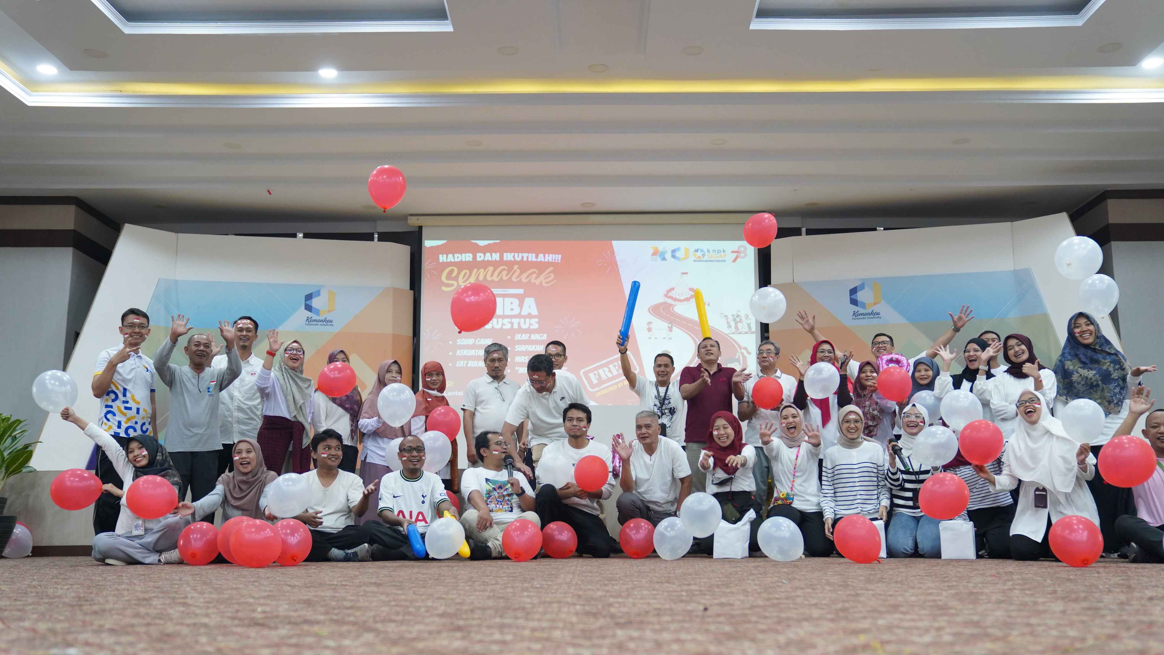Pusdiklat KNPK Ikut Serta Memeriahkan HUT RI Ke-78 Terus Melaju untuk Indonesia Maju